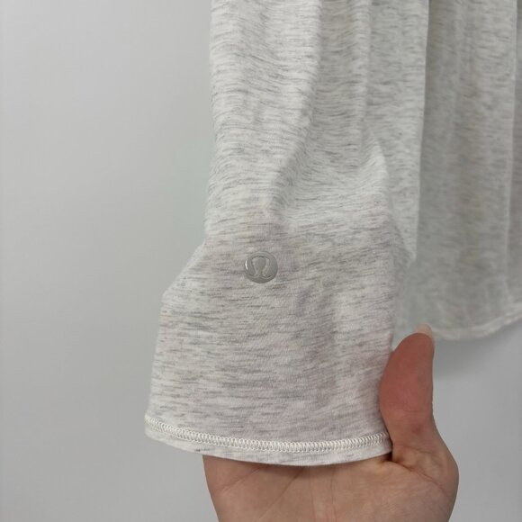 Lululemon Tie Tank Top Womens Size 4 Heather Gray *Read* Gym Athletic - Picture 4 of 7